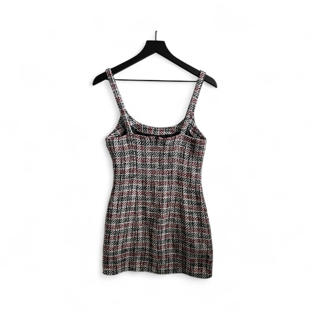 Stylish Plaid Mini Dress - Picture 2 of 10